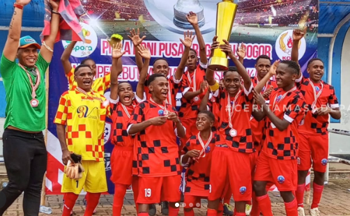 SD Anak Indonesia Memenangkan Piala Koni Pusat kategori U12 Regional Bogor